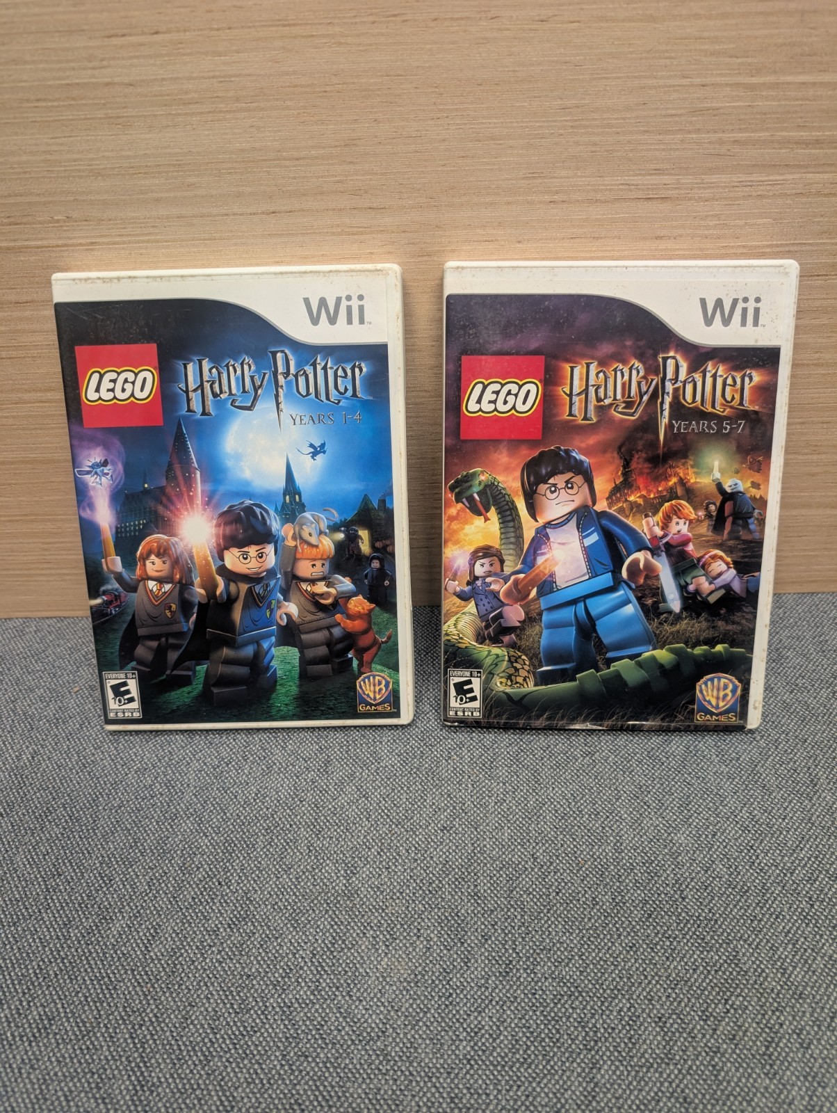 LEGO Harry Potter Years 1-4 & 5-7 Nintendo Wii Complete CIB Tested Lot of 2