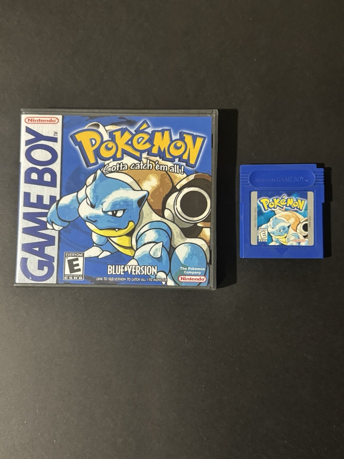 Pokemon Blue (Game Boy) | Authentic | Tested | New Save Battery | Plastic Case!