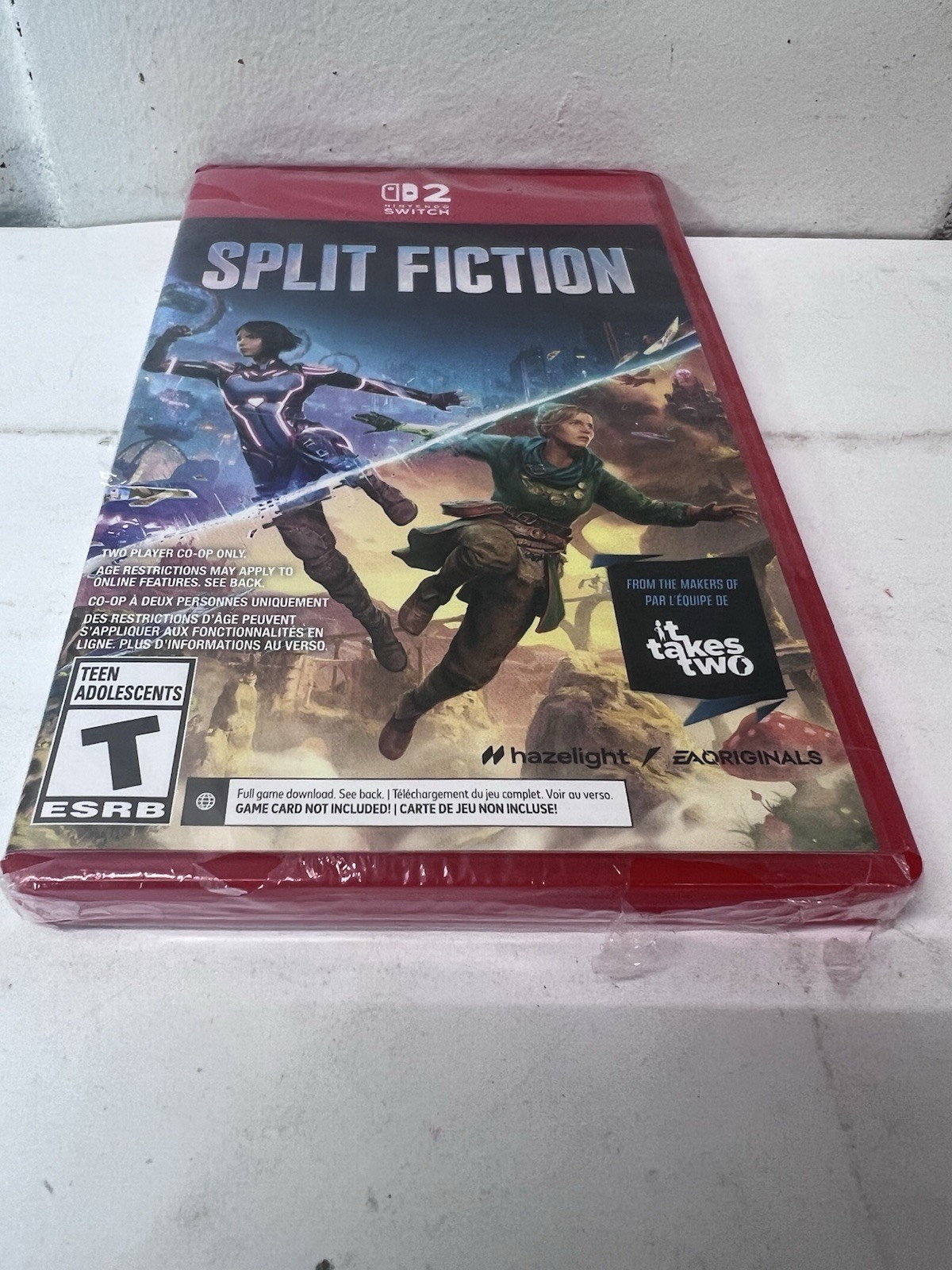 Split Fiction (Nintendo Switch 2) BRAND NEW (CODE IN A BOX) Fast Free Shipping!