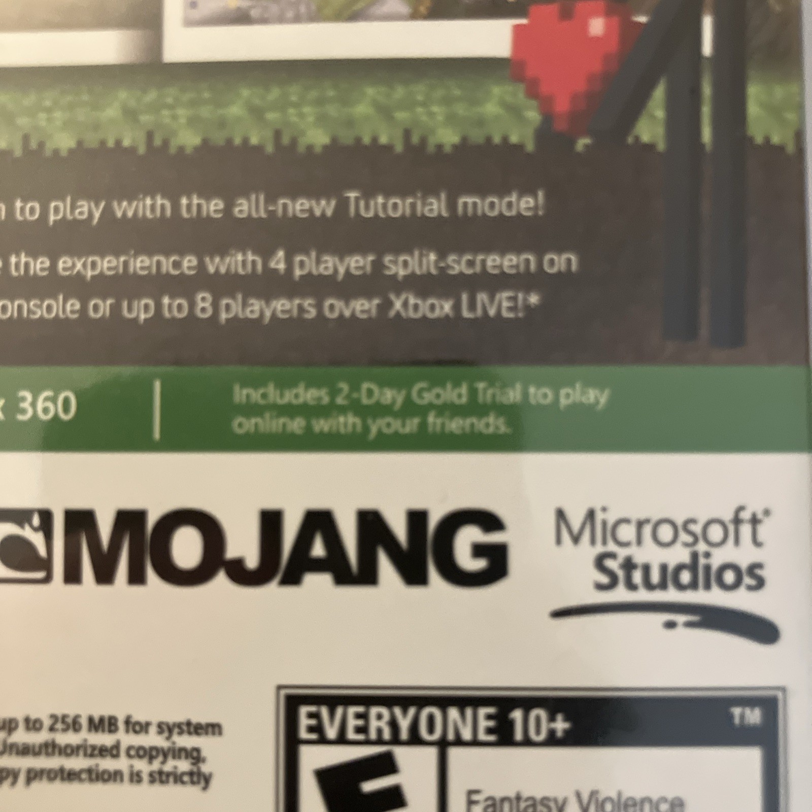 [FACTORY SEALED] Release Day Minecraft Xbox 360