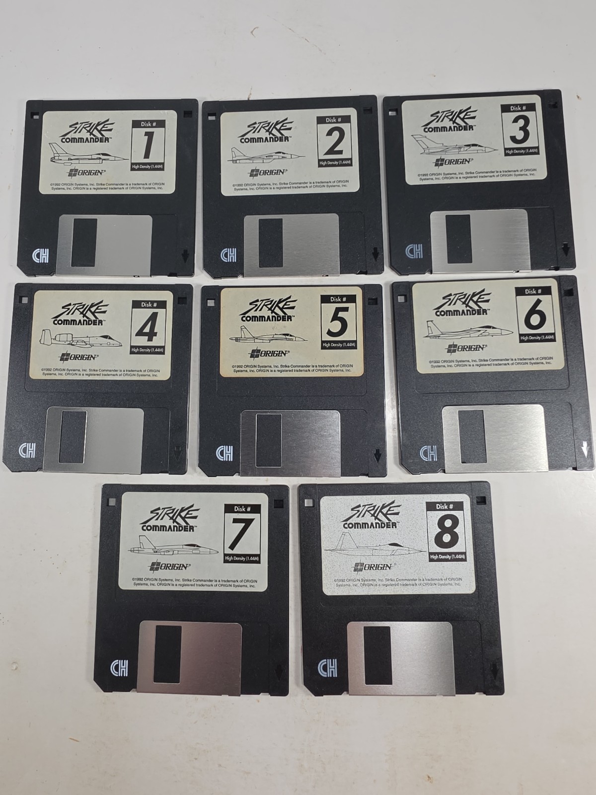 Strike Commander (1992) Origin – Vintage Big Box PC Game 3.5″ Disks – VG+