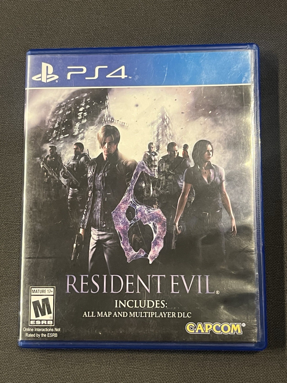 Resident Evil 6 PlayStation 4 Game and Case Tested Working