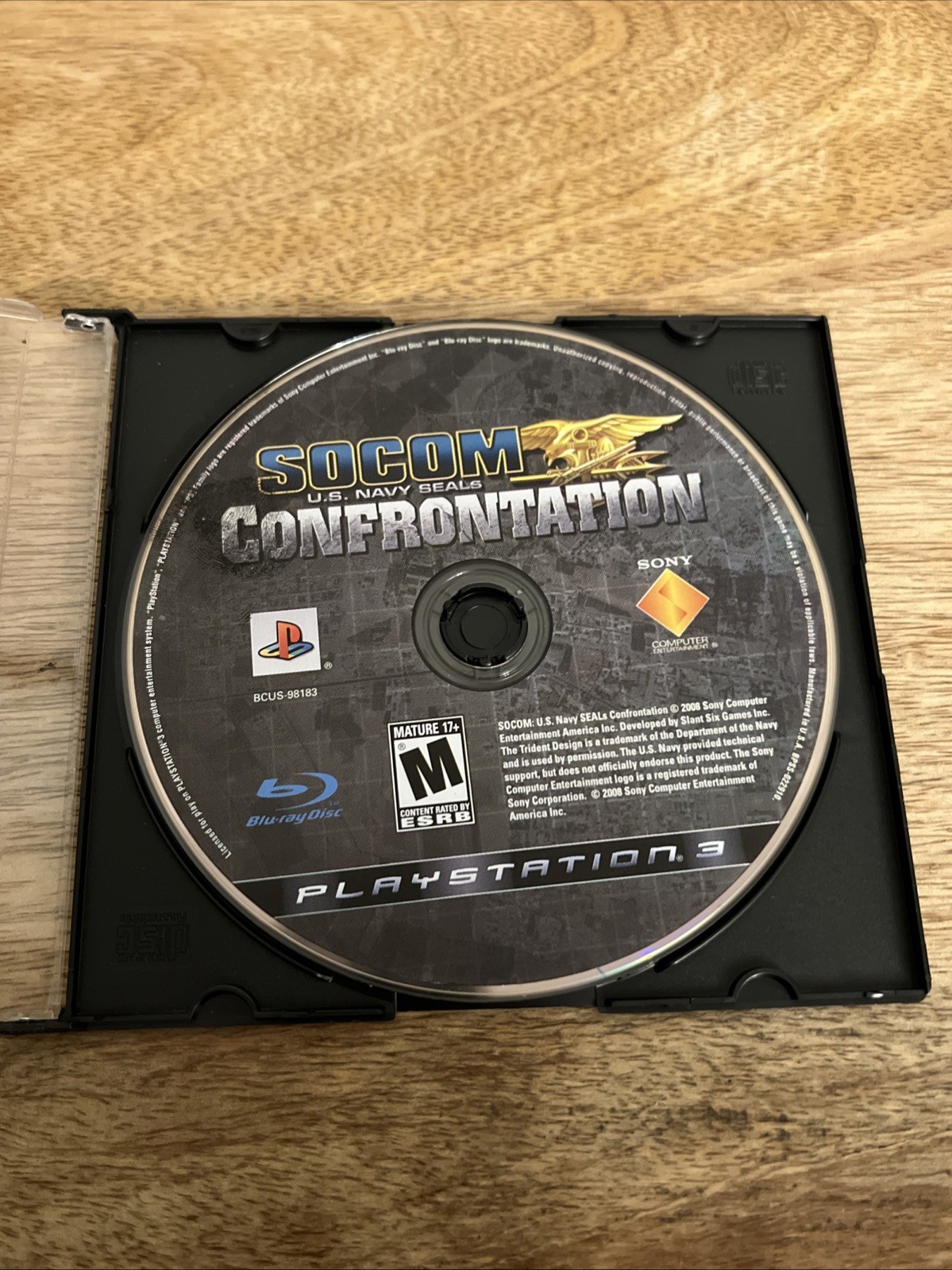Socom U.S. Navy Seals Confrontation Sony PlayStation 3 PS3 M-Mature (Disc Only)