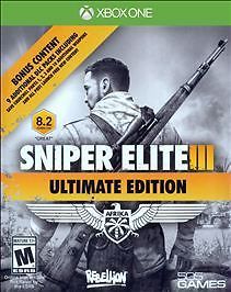 Sniper Elite III — Ultimate Edition (Microsoft Xbox One, 2015)