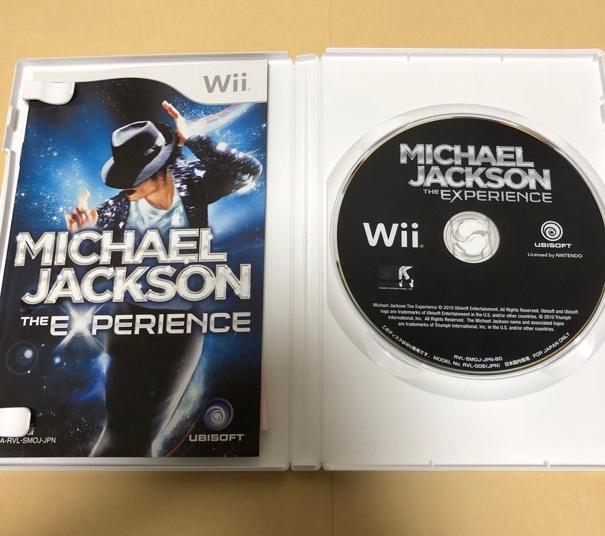 Michael Jackson The Experience Nintendo Wii NTSC-J Japan Wii Only Tested Used