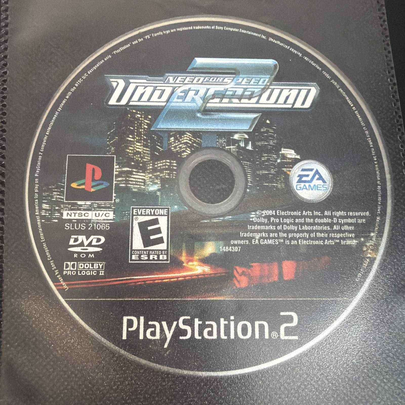 Need for Speed: Underground 2 DSIC ONLY (Sony PlayStation 2, 2004)