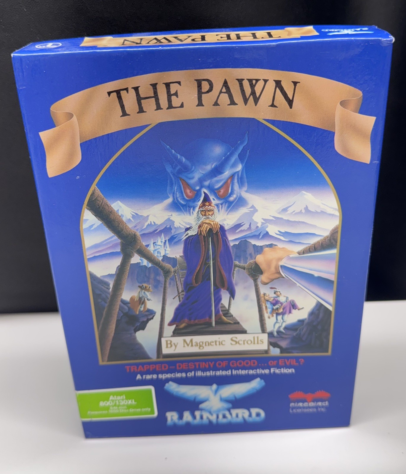The Pawn Rainbird Software for Atari 800/130XL Magnetic Scrolls 5.25 Floppy Disk