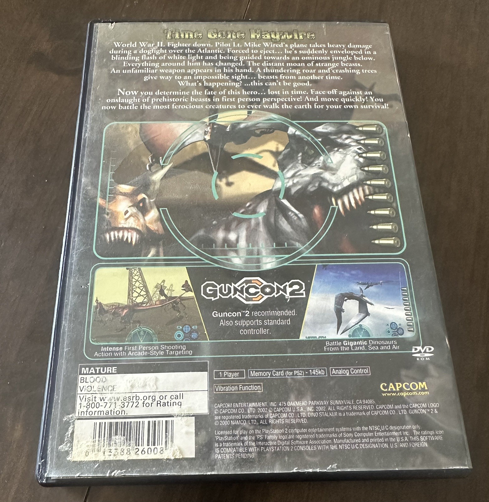 Dino Stalker – PlayStation 2 (PS2, 2002) No Manual, TESTED and WORKING