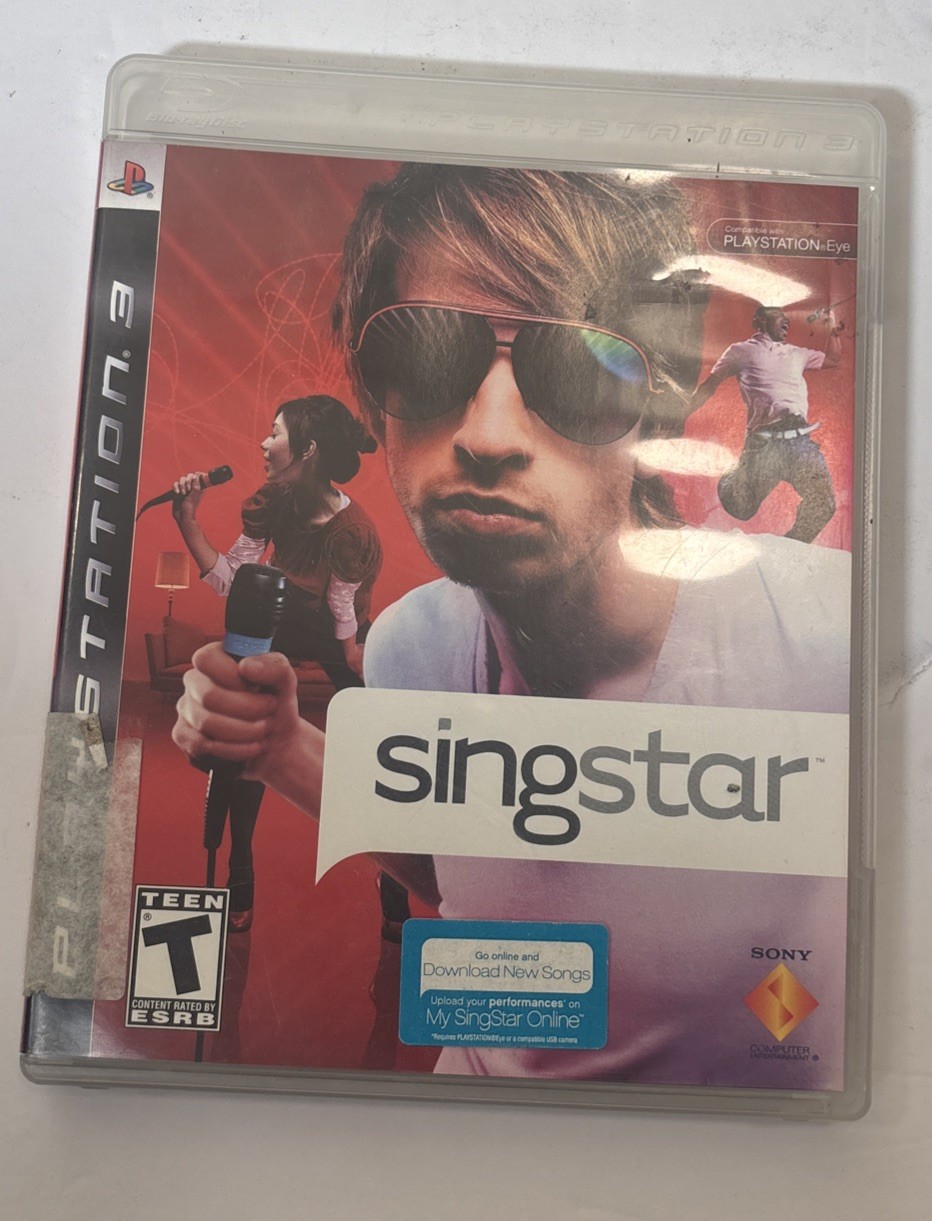 SONY PS3 Music/ Singing Game Bundle 4 Pack