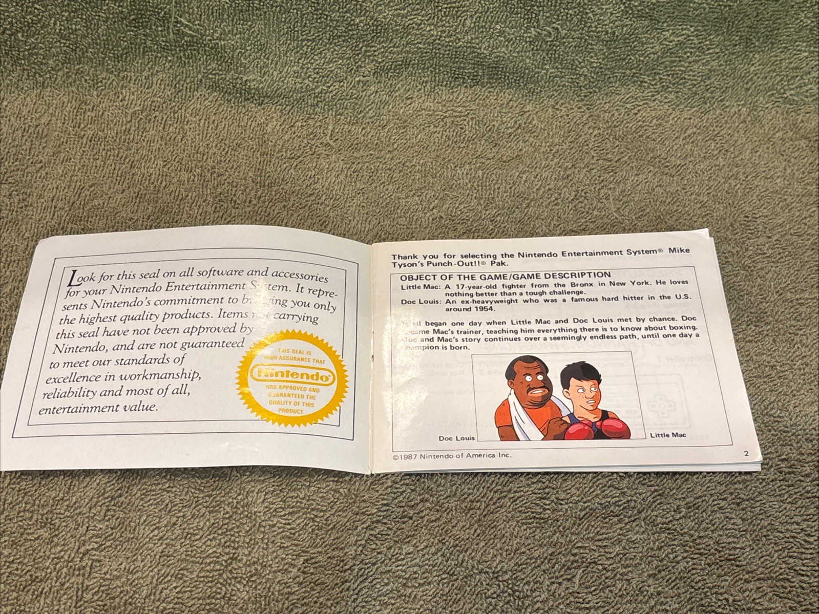 NES Nintendo Mike Tyson’s Punch-Out CIB Box Manual Authentic