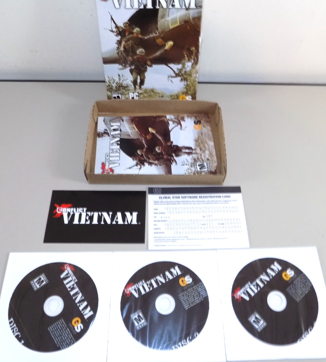 CONFLICT VIETNAM PC GAME COMPLETE (WINDOWS XP)