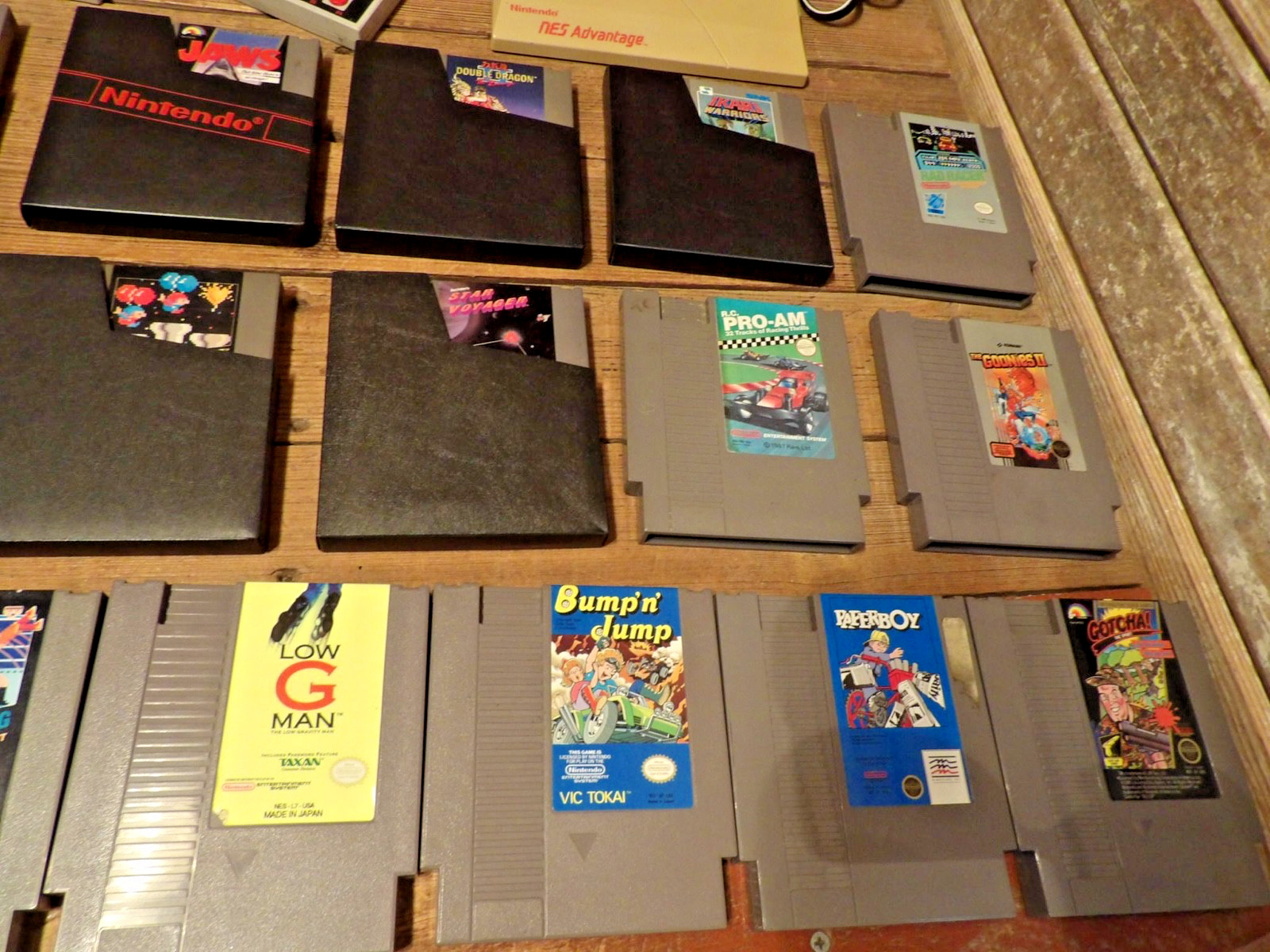 Vintage LOT Nintendo Games With Controllers & Misc. – 19 Games ALL Work!
