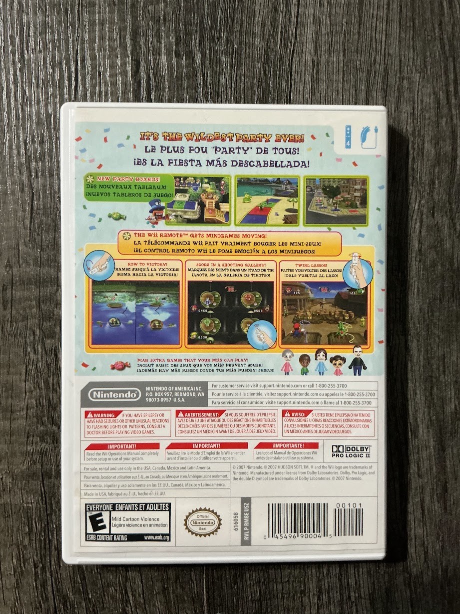Mario Party 8 (Nintendo Wii, 2007) CIB Complete in Box Tested & Working!
