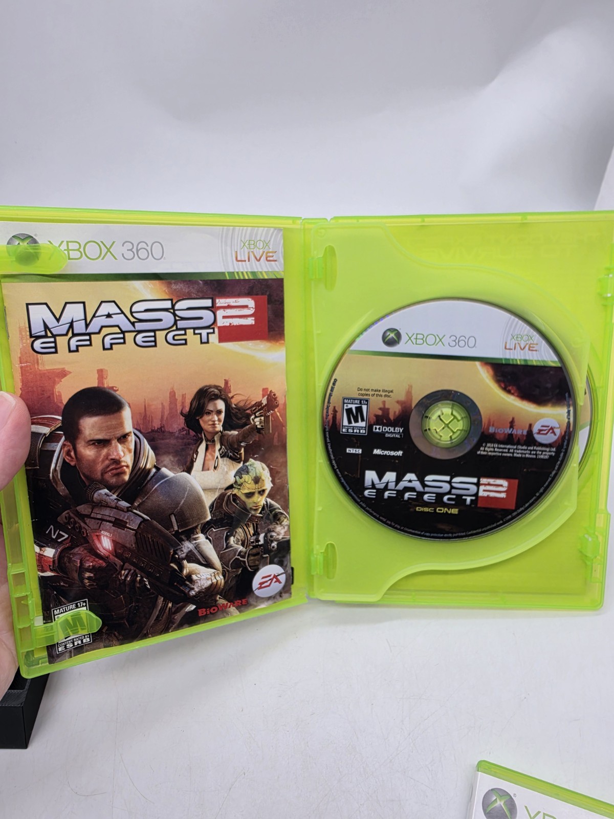 Mass Effect 2 (Xbox 360) White Label CIB COMPLETE Mint Tested Working