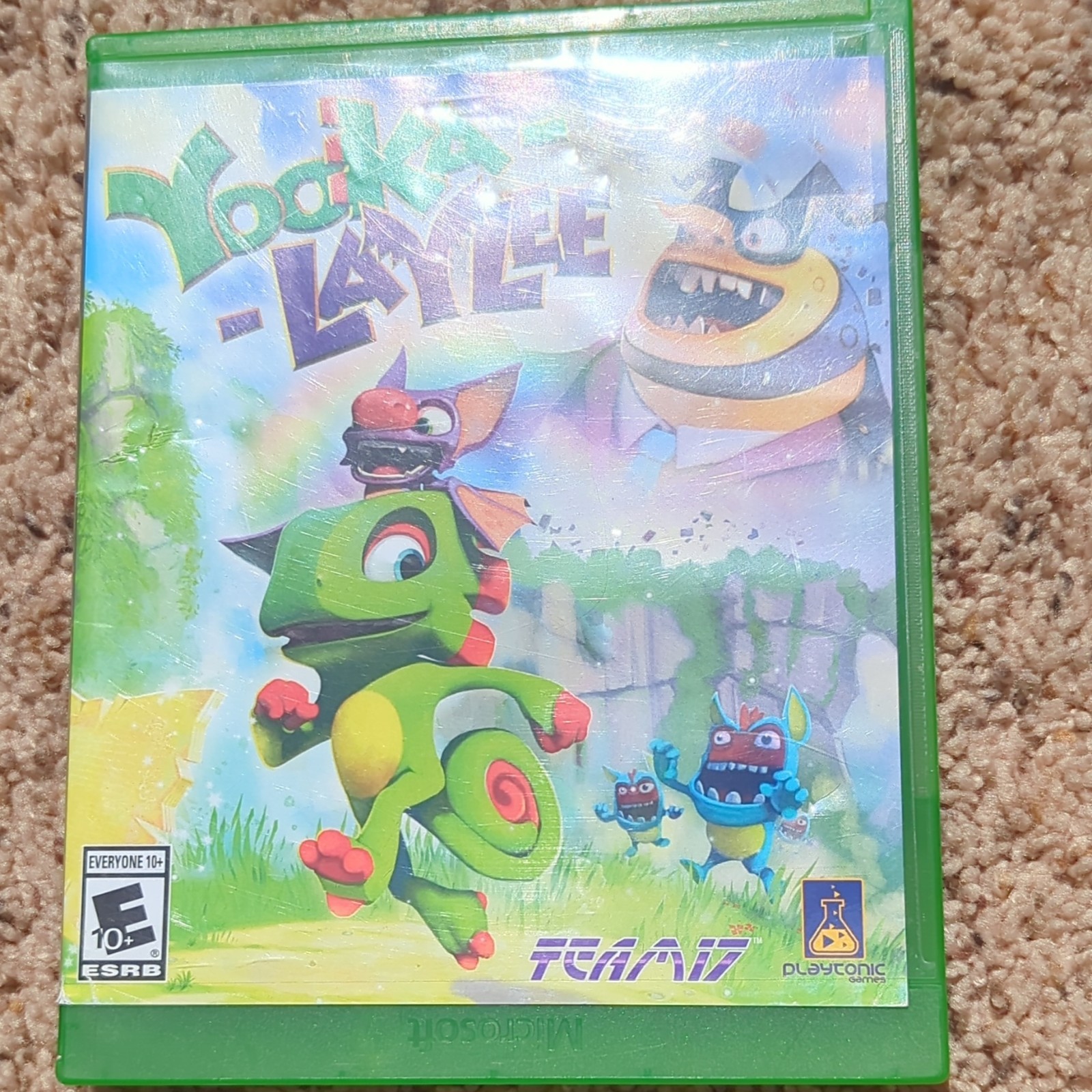 Team17 Yooka-Laylee Xbox One 2017 E10+ Multiplayer 3D Platformer NTSC