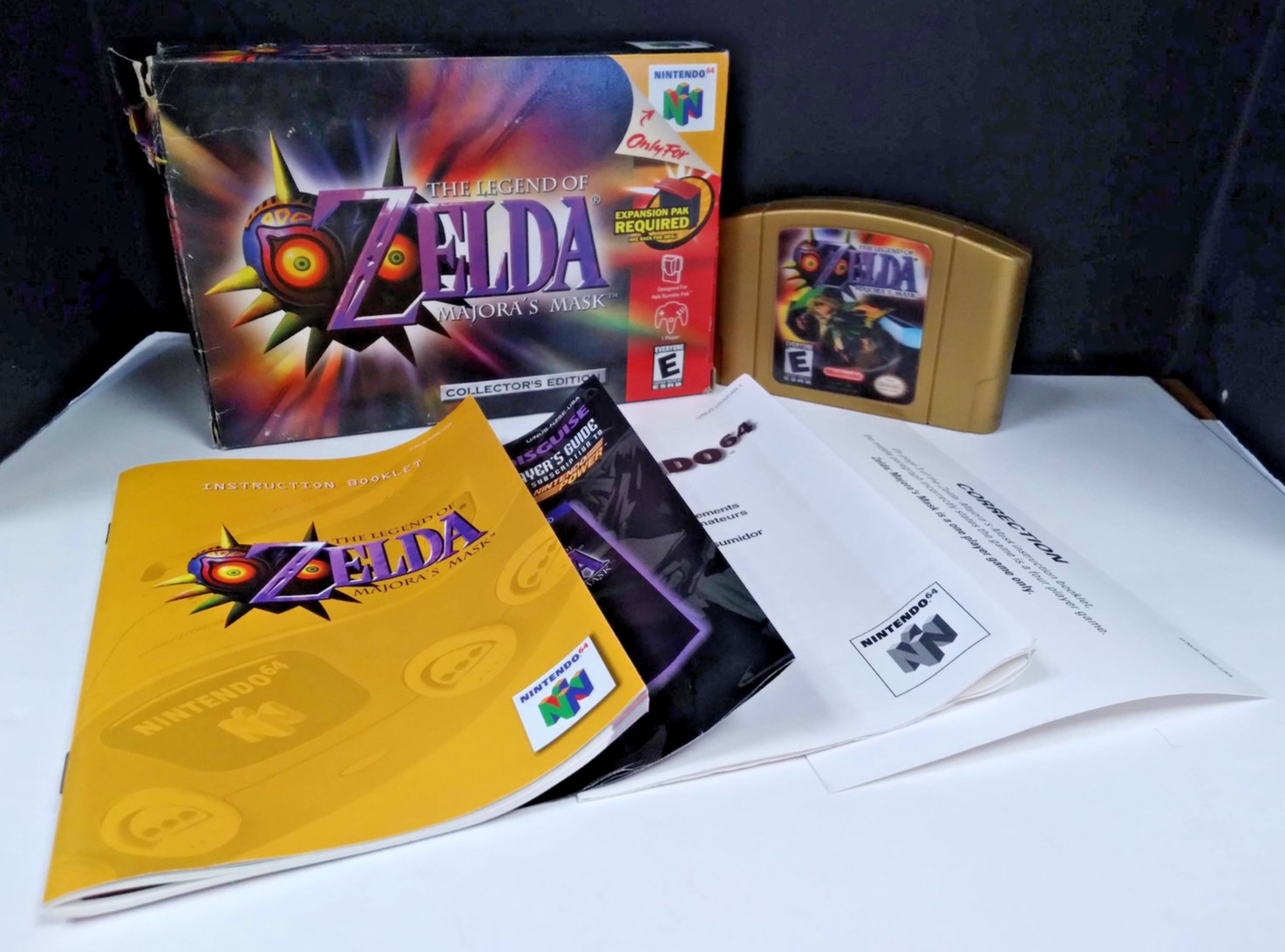 THE LEGEND OF ZELDA: MAJORA’S MASK (N64) *CIB* [SIG. REQ. & INSURANCE]