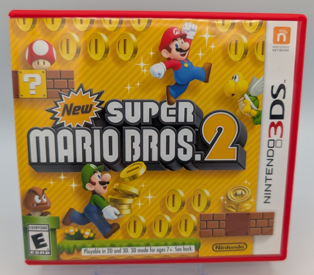 New Super Mario Bros. 2 (Nintendo 3DS, 2012) – Authentic – CIB Complete – Tested
