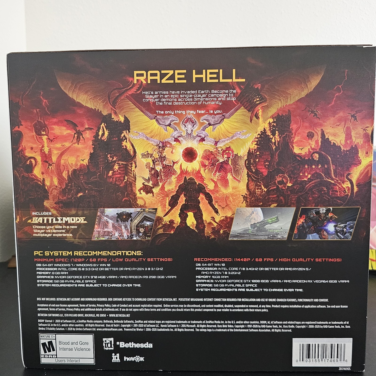 DOOM Eternal: Collector’s Edition [PC] – Brand New Sealed