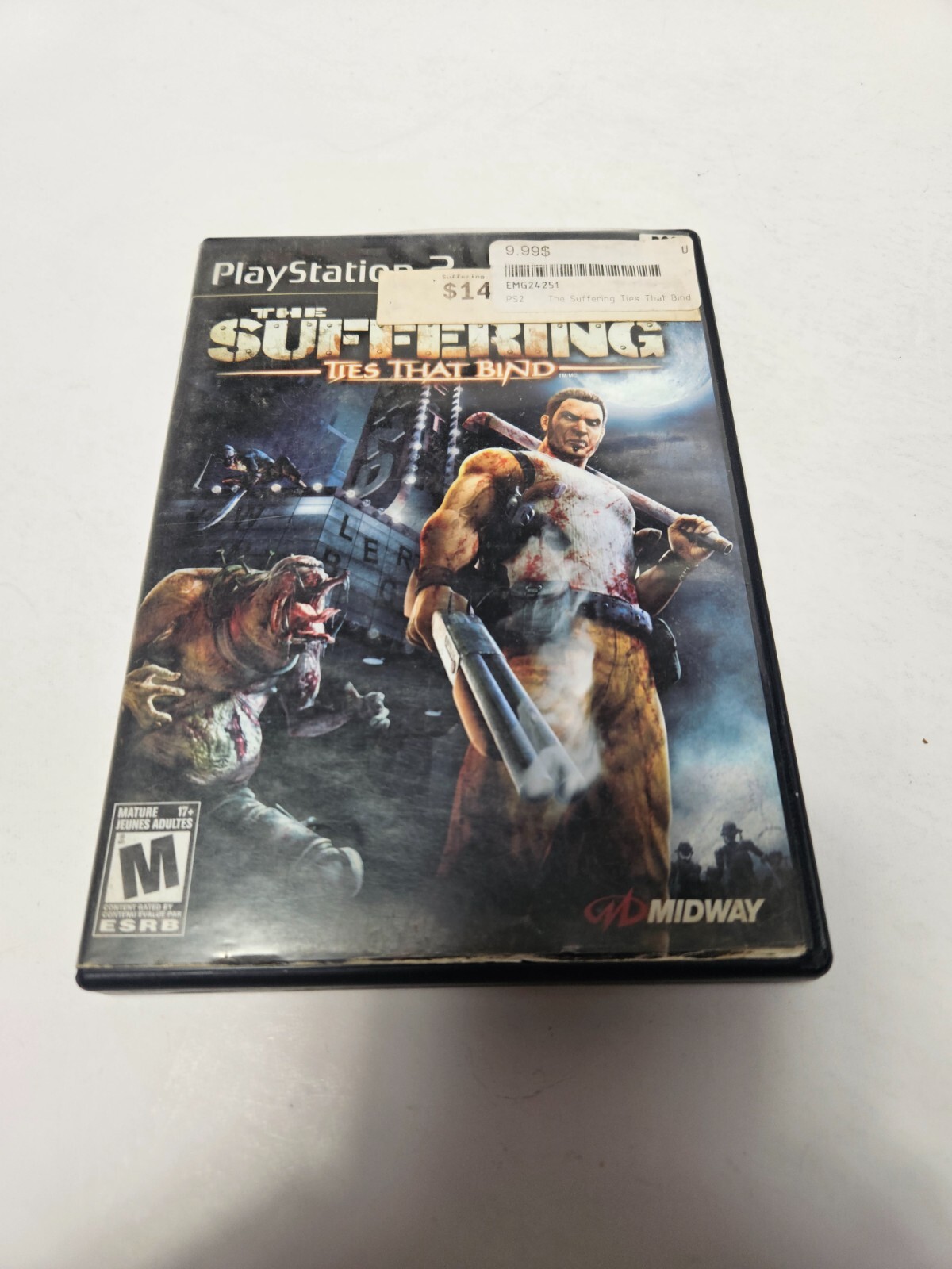 The Suffering: Ties That Bind (Sony Playstation 2, 2005) CASE ONLY, NO GAME