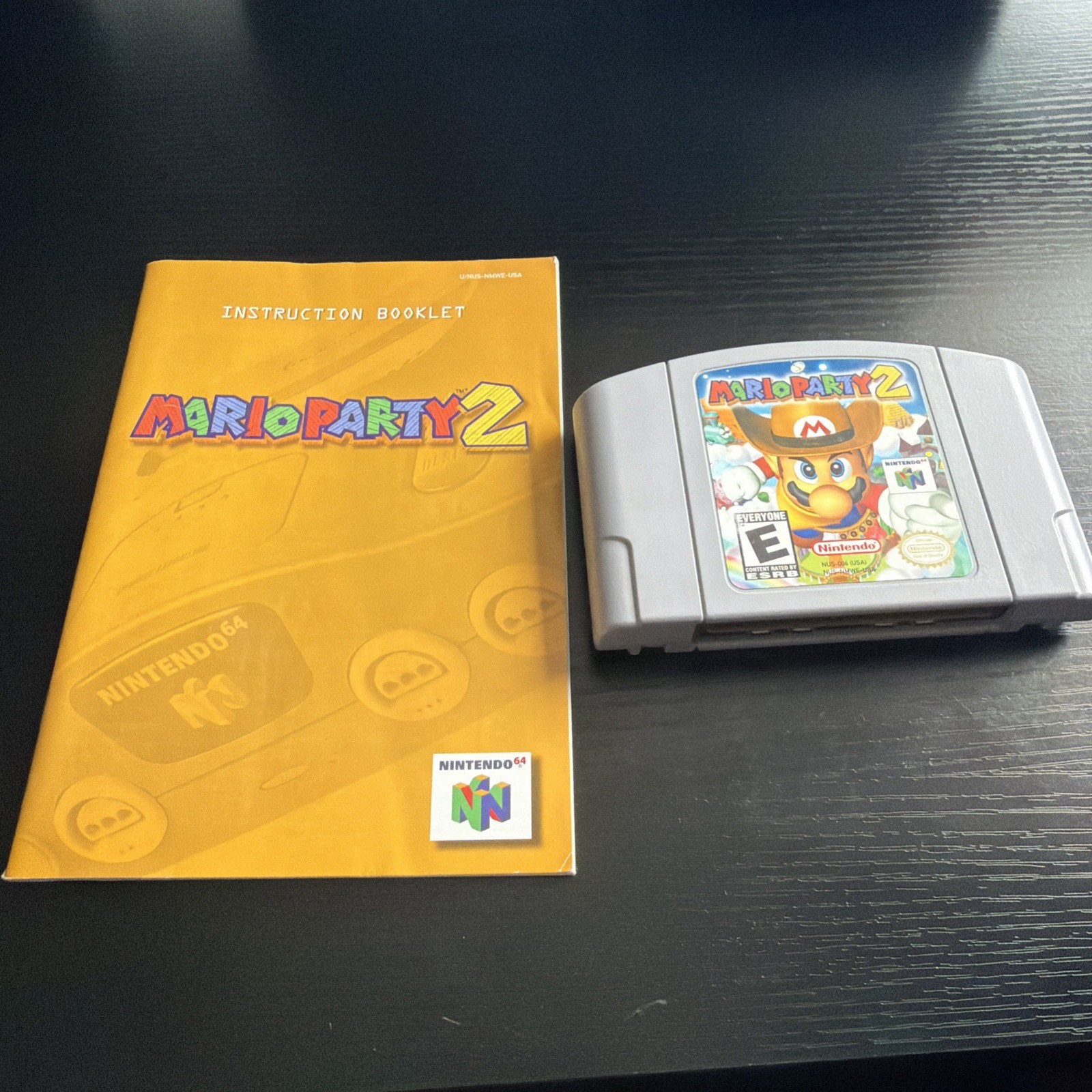 Mario Party 2 (Nintendo 64 – N64, 2000) – Game & Manual –