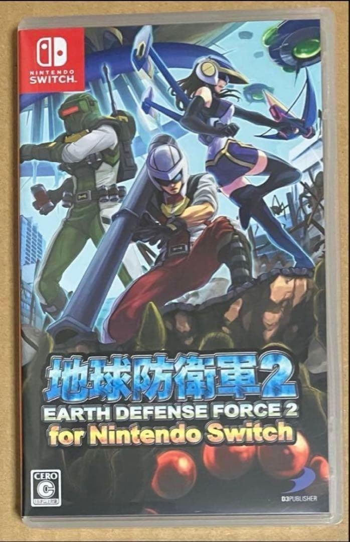 Earth Defense Force 2 Nintendo Switch Japan CERO D3 Publisher Import Game