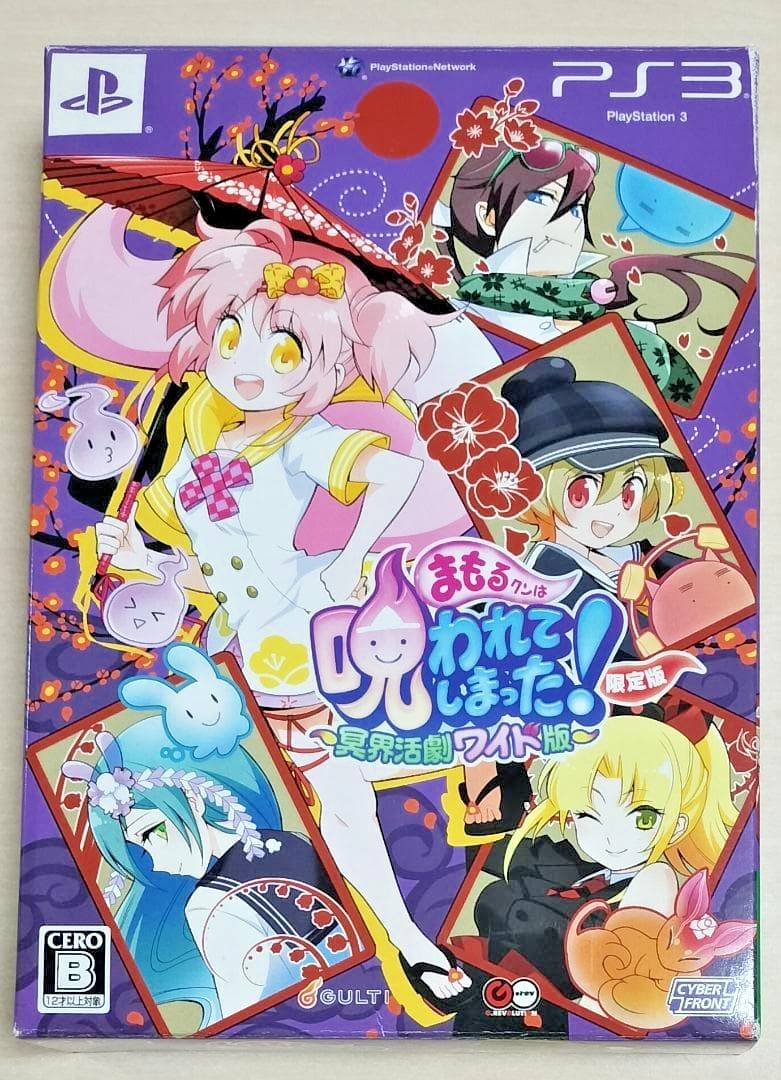PS3 Mamorukun Curse! wa Norowarete Shimatta Wide Edition Limited Japan CIB
