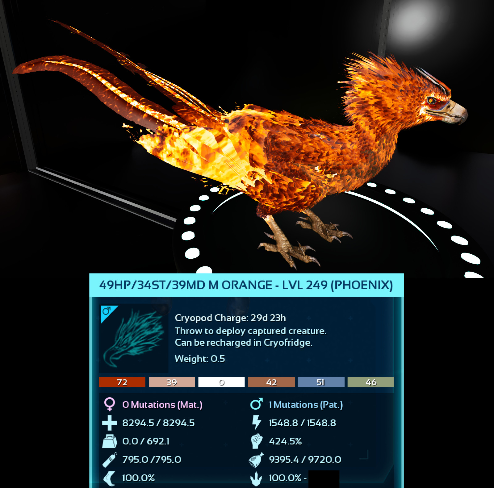 Phoenix HIGH LEVEL Imprinted ARK🌸 Survival Ascended ASA PVE PC/XBOX/PS