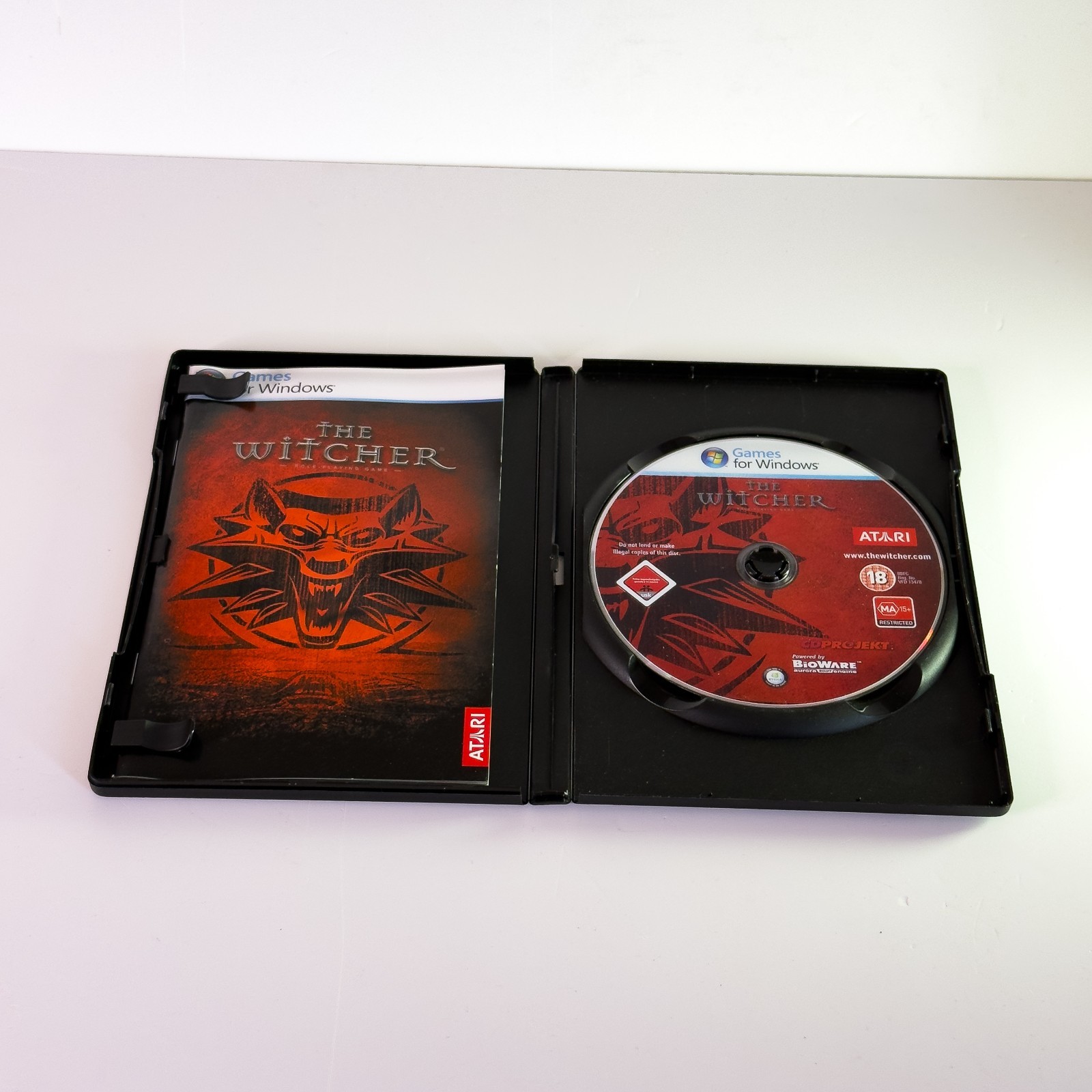 The Witcher PC Game ITA CD Projekt Red RPG Fantasy Excellent Condition