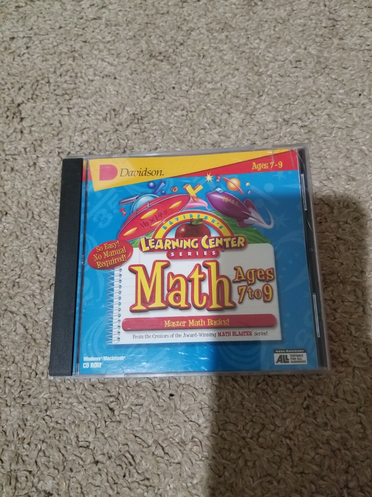 Davidson’s Learning Center Series Math Ages 7-9 PC CD-ROM