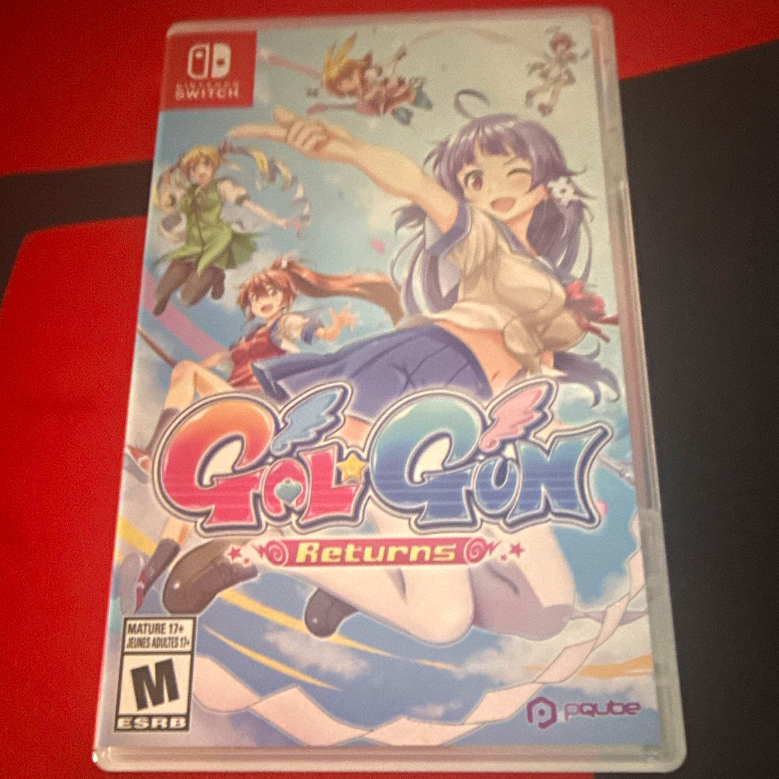 PQube Gal*Gun Returns Nintendo Switch Rail Shooter Manual Included M NTSC-U/C