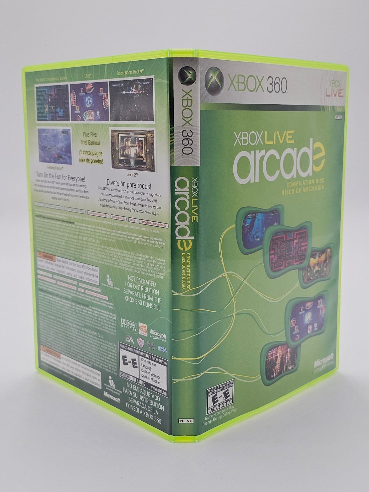 Microsoft Xbox 360 Xbox Live Arcade Disc + Case Cleaned & Tested