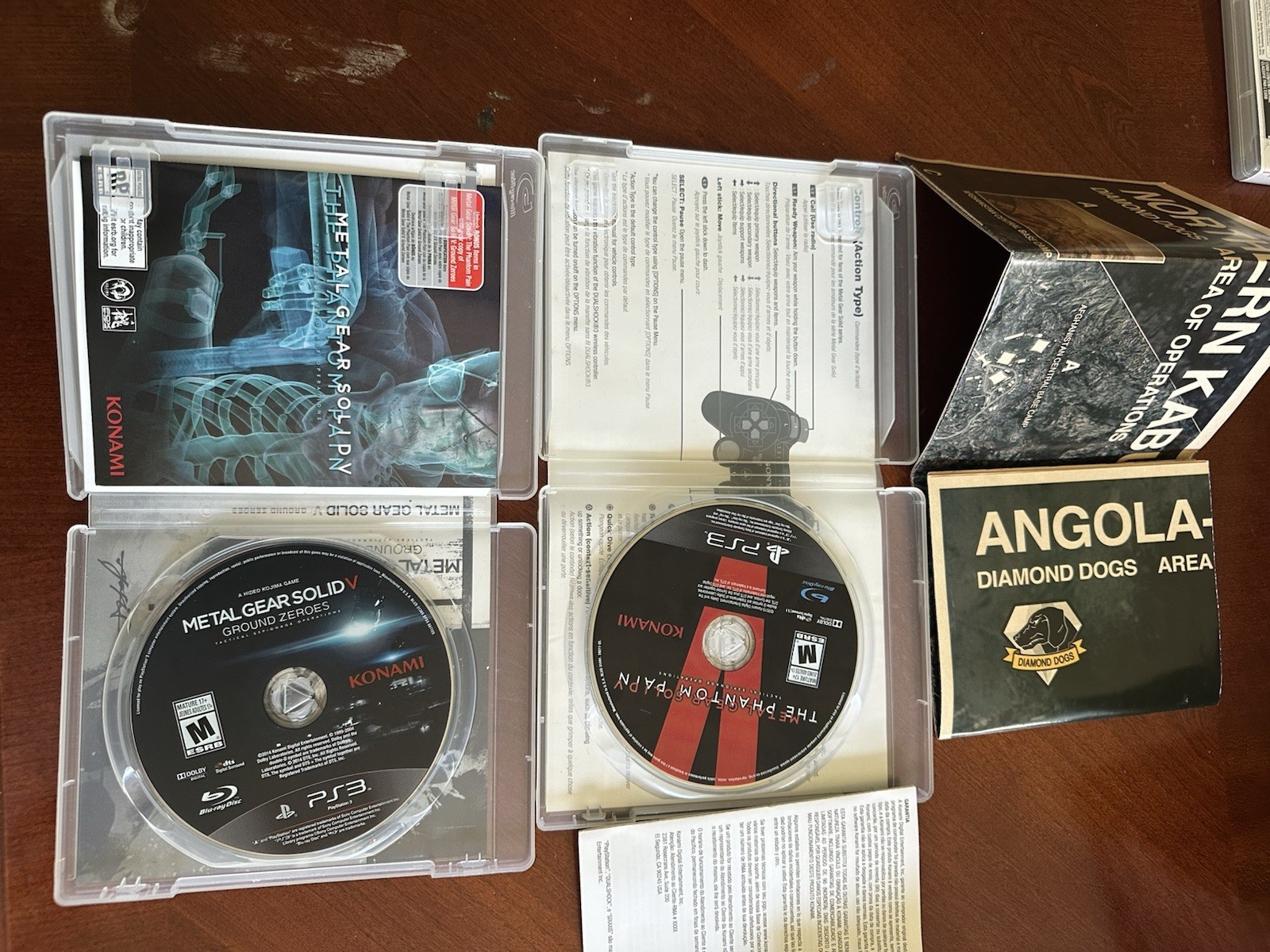 Metal Gear Solid V Collection PS3 Ground Zeroes Phantom Pain Day One CIB