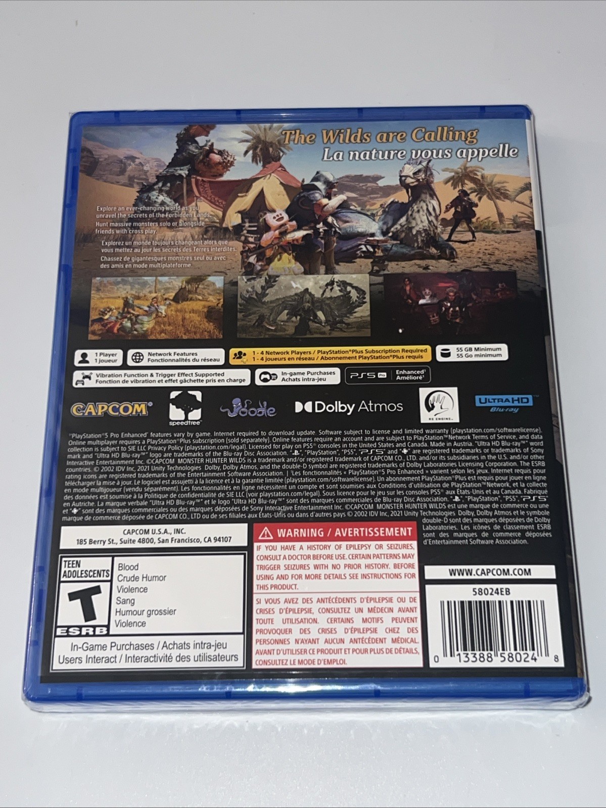 Monster Hunter Wilds Standard Edition – Sony PlayStation 5 | Brand New Sealed!