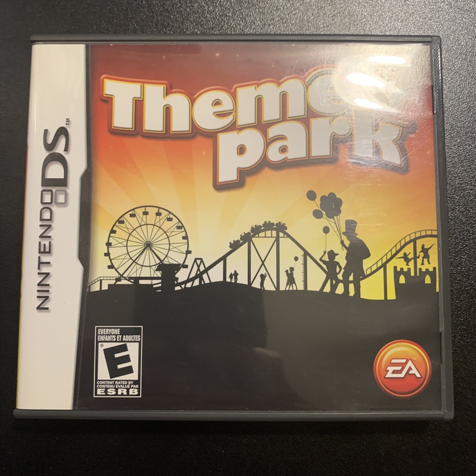 Theme Park (Nintendo DS 2007) Complete w/ Manual & Insert, CIB