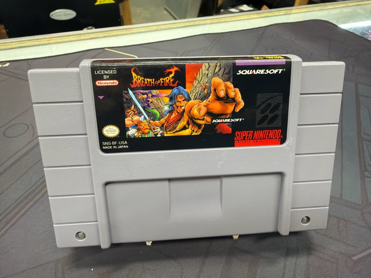BREATH OF FIRE (NINTENDO SNES) AUTHENTIC – NEW BATTERY – TESTED (WBP018994)