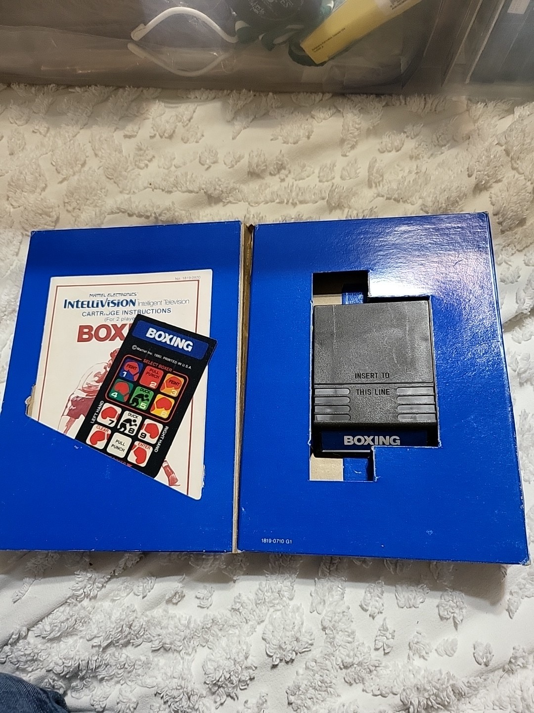 Intellivision game lot Auto Racing, Bowling, Boxing, Sharp Shot Complete Sets