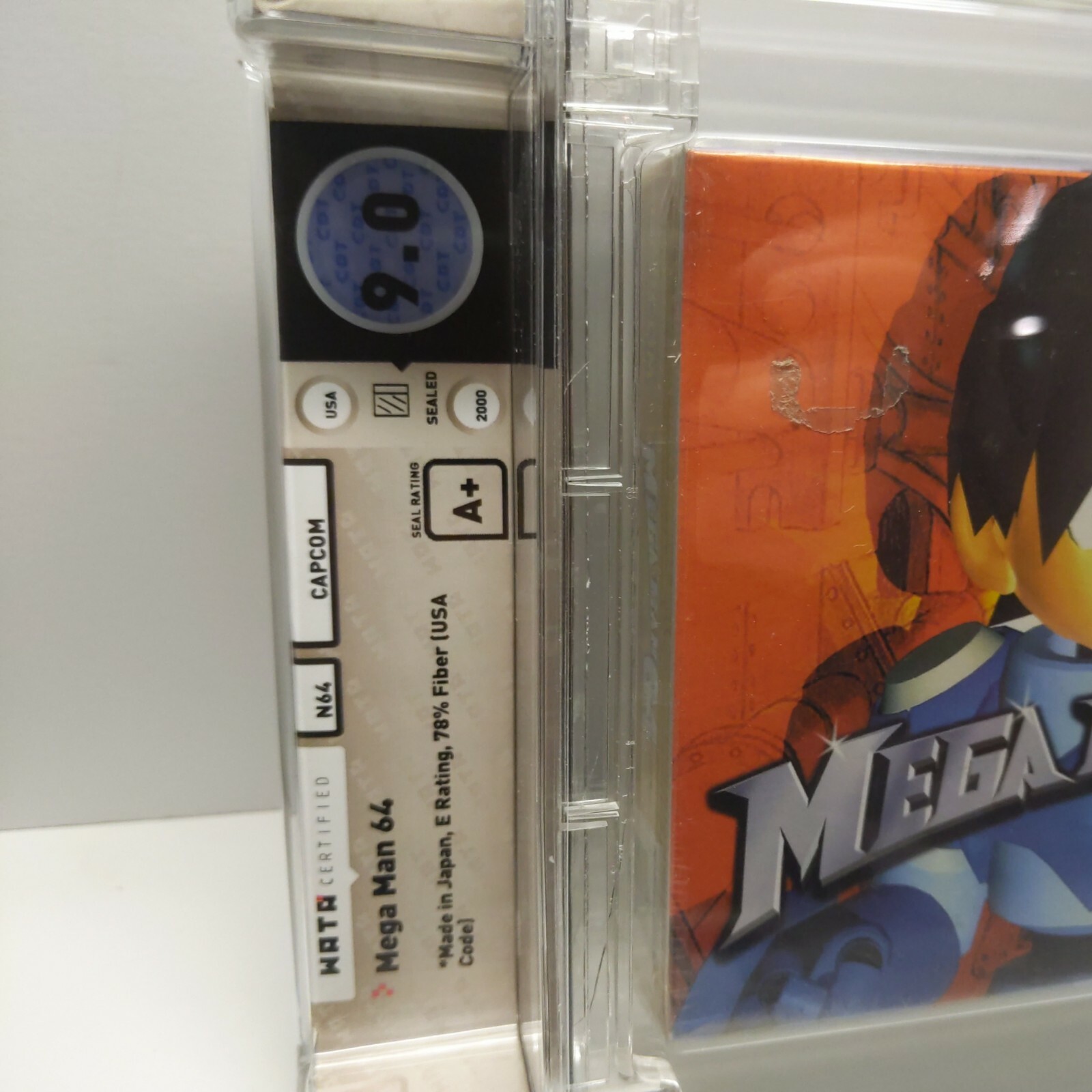 N64 Nintendo 64 MEGA MAN 64 9.0 A+ NEW FACTORY SEALED WATA GRADED 1ST PRINT LOOK