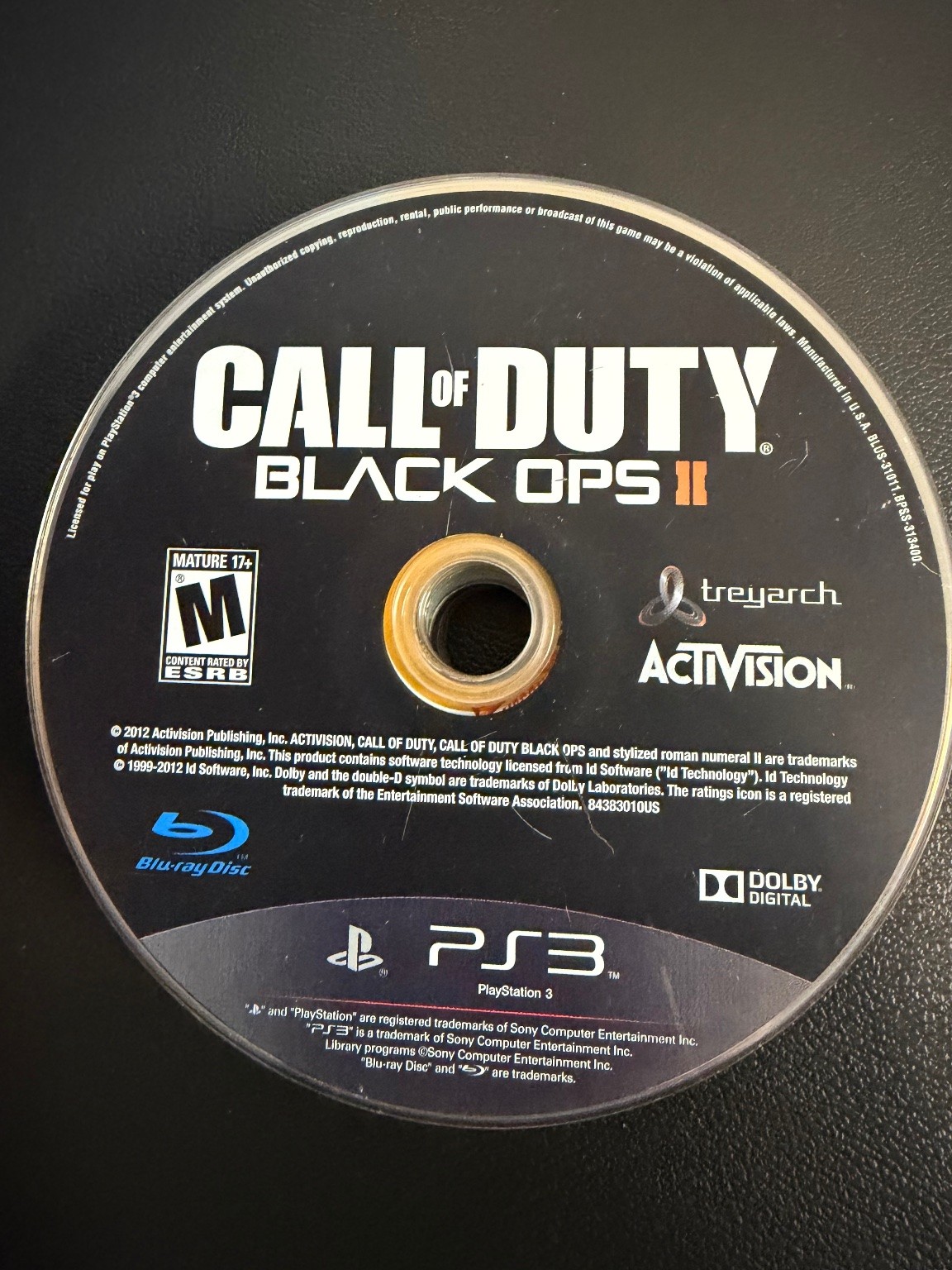 Call of Duty Black Ops II PS3 Video Game FPS Multiplayer Action Activision