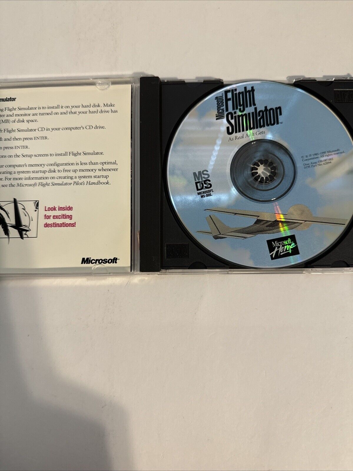 Microsoft Flight Simulator Jewel Case
