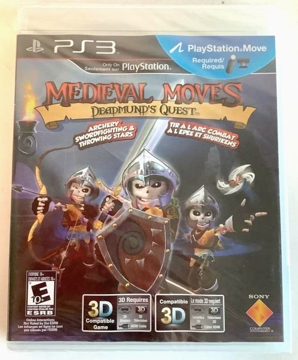 NEW PlayStation 3 PS3 MEDIEVAL MOVES Deadmund’s Quest Game – Move Compatible