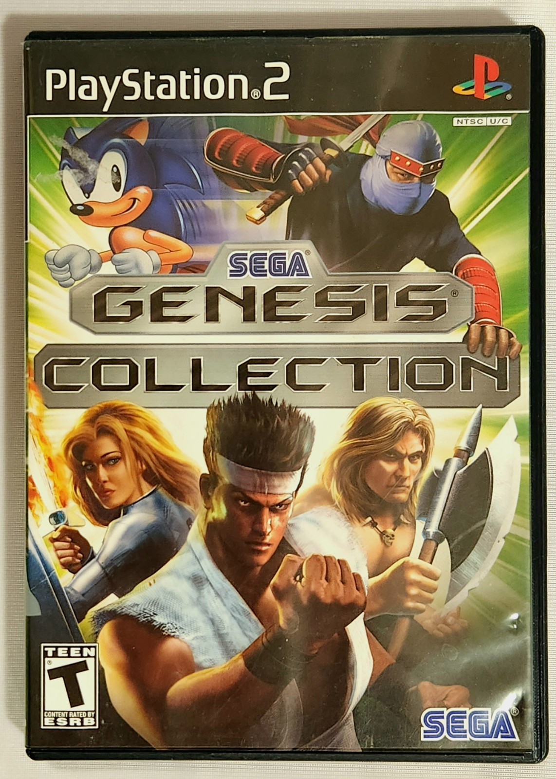 SEGA Genesis Collection (Sony PlayStation 2, 2006) Authentic Tested
