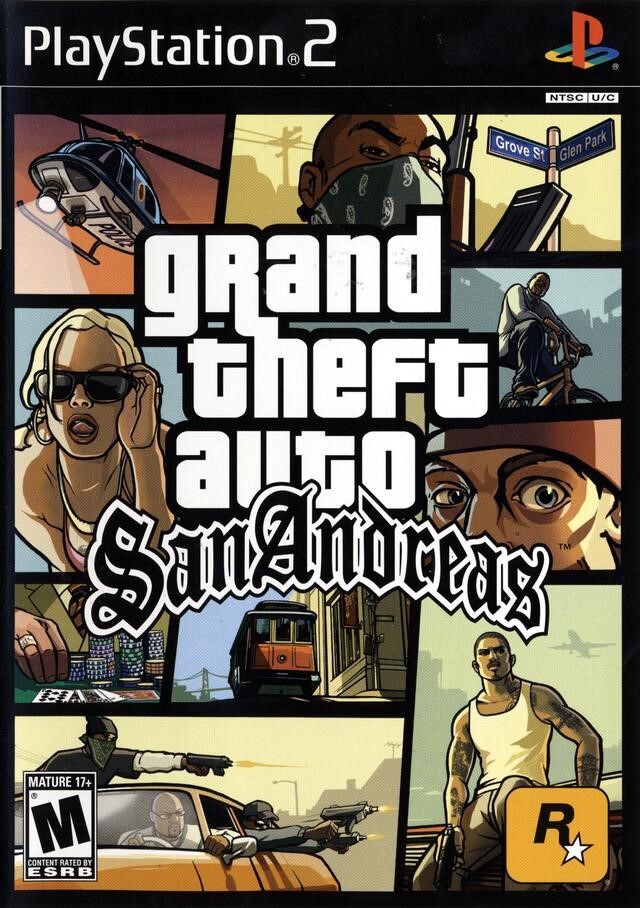 Grand Theft Auto: San Andreas “AO” Version – Playstation 2 Game