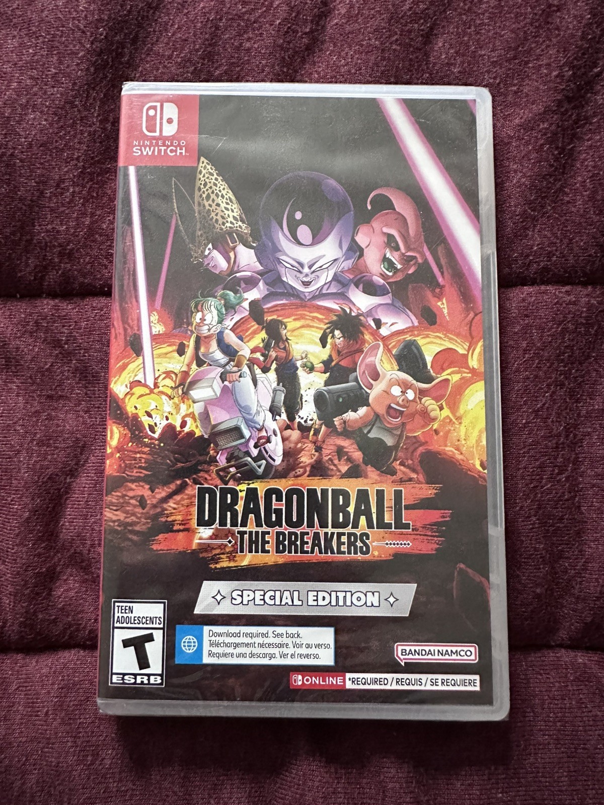 Dragon Ball The Breakers Limited Edition Nintendo Switch Sealed New Cell Shell