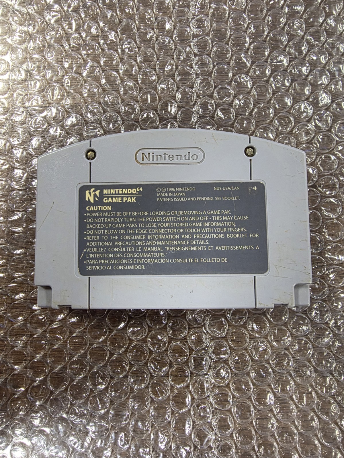 Nintendo 64 Super Mario 64 Game Cartridge Tested And Working