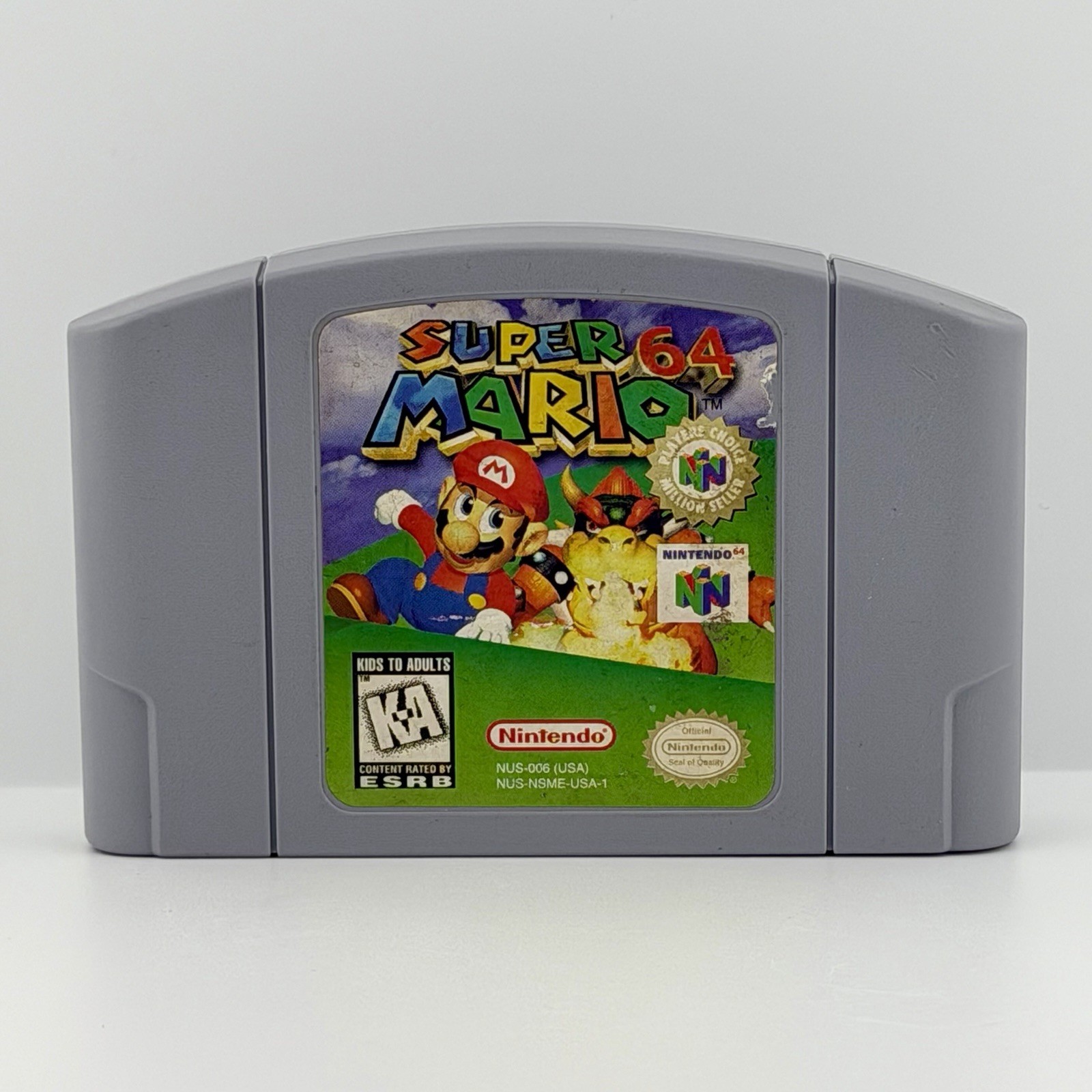 Super Mario 64 Players Choice 1996 Nintendo 64 N64 Cart Authentic Tested / Works