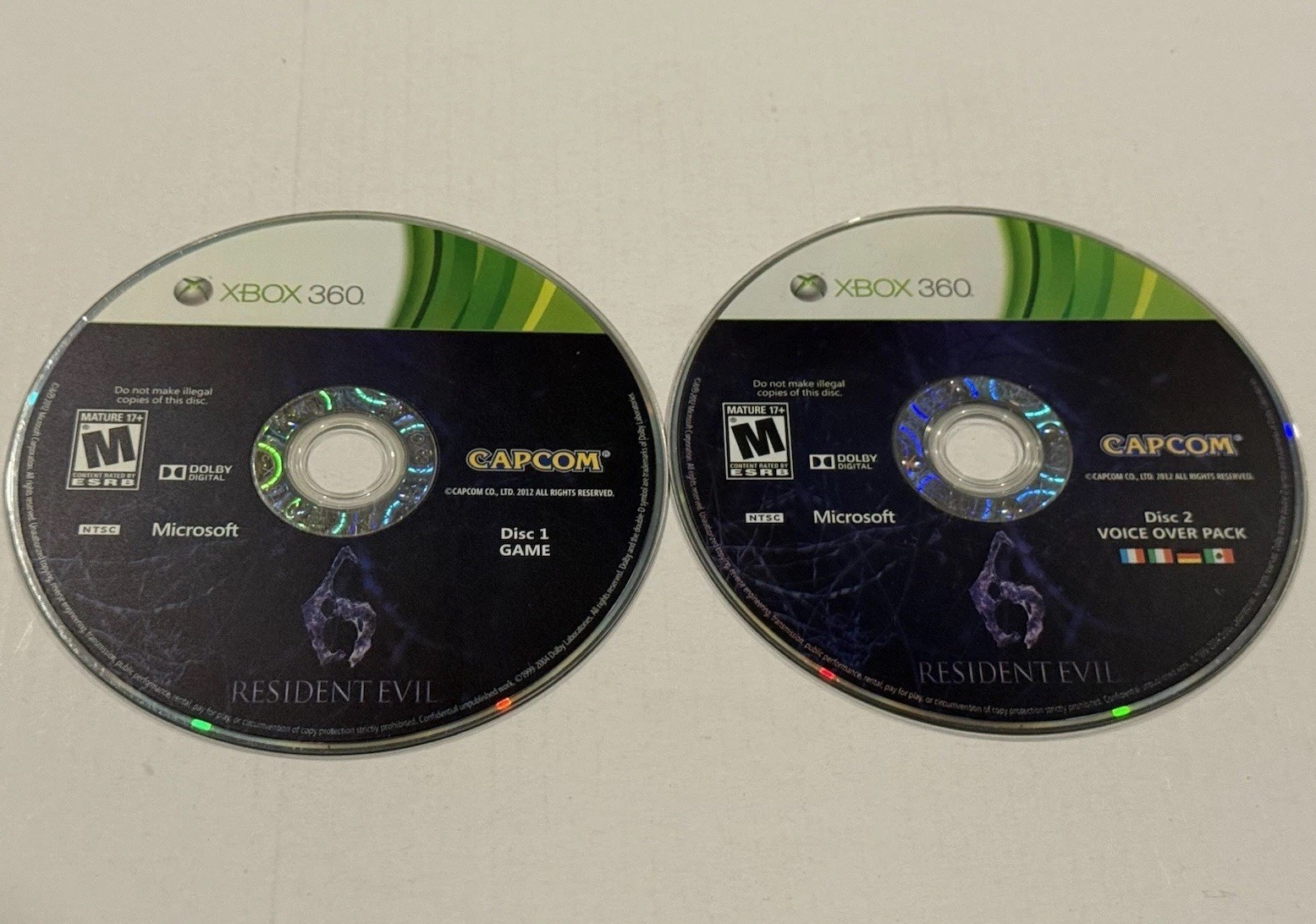 Resident Evil 6 (Microsoft Xbox 360, 2012) Tested And Working