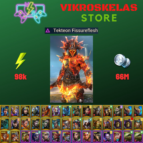 Raid Shadow Legends | Starter acc with Tekteon : 98k energy / 30 Legendary hero