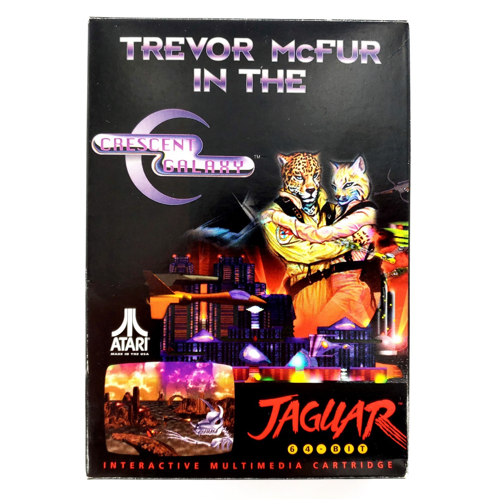 Trevor McFur in the Crescent Galaxy Atari Jaguar Complete w/ Overlay Tested
