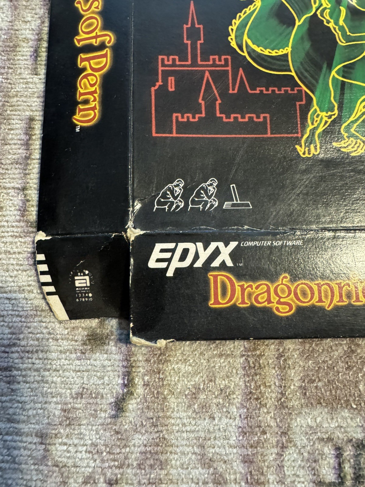 Lot of 2 Dragonriders of Peru and Summer Games EPYX Atari 8 bit Computers