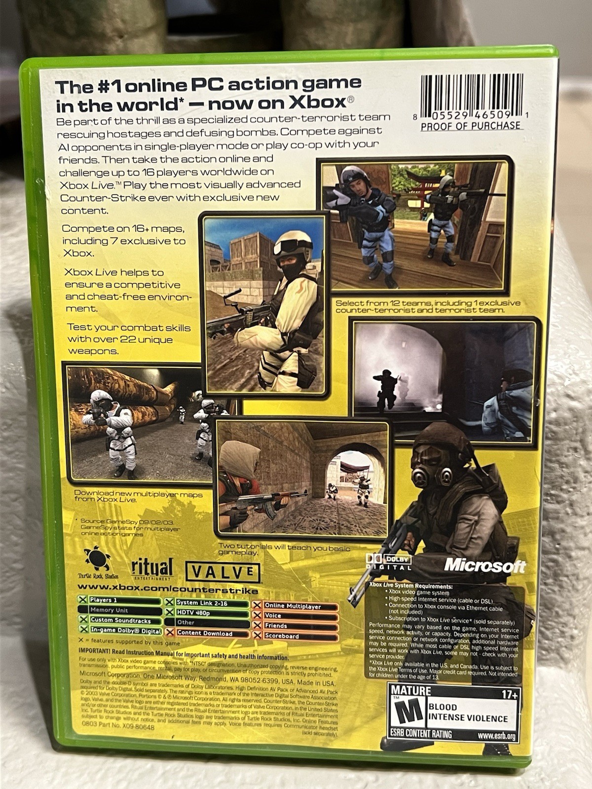 Counter-Strike Xbox CIB Tested